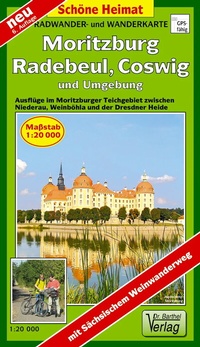 Abbildung von: Radwander- und Wanderkarte Moritzburg, Radebeul, Coswig und Umgebung - Barthel, A