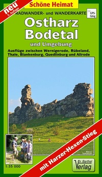 Abbildung von: Radwander- und Wanderkarte Ostharz, Bodetal und Umgebung - Barthel, A