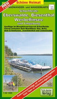Abbildung von: Radwander- und Wanderkarte Schorfheide, Eberswalde, Biesenthal, Werbellinsee und Umgebung - Barthel, A