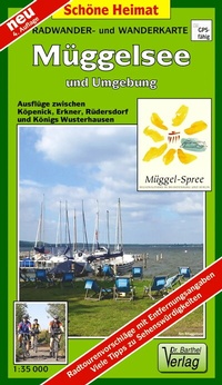 Abbildung von: Radwander- und Wanderkarte Müggelsee und Umgebung - Barthel, A