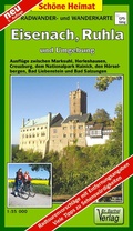 Cover: Radwander- und Wanderkarte Eisenach, Ruhla und Umgebung - Barthel, A