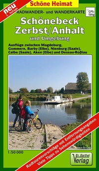 Abbildung von: Radwander- und Wanderkarte Schönebeck, Zerbst/Anhalt und Umgebung - Barthel, A