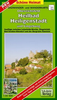 Abbildung von: Radwander-und Wanderkarte Obereichsfeld, Heilbad Heiligenstadt und Umgebung - Barthel, A