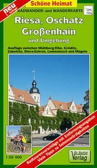 Abbildung von: Radwander- und Wanderkarte Riesa, Oschatz, Großenhain und Umgebung - Barthel, A