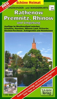 Abbildung von: Radwander- und Wanderkarte Rathenow, Premnitz, Rhinow und Umgebung - Barthel, A