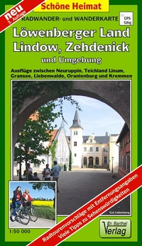 Abbildung von: Radwander- und Wanderkarte Löwenberger Land, Lindow, Zehdenick und Umgebung - Barthel, A