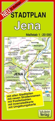 Abbildung von: Stadtplan Jena - Barthel, A