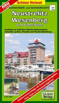Abbildung von: Radwander- und Wanderkarte Neustrelitz, Wesenberg und Umgebung - Barthel, A
