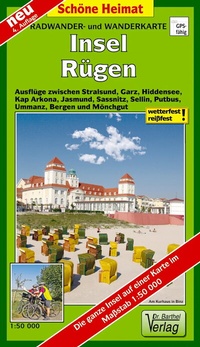 Abbildung von: Radwander- und Wanderkarte Insel Rügen - Barthel, A