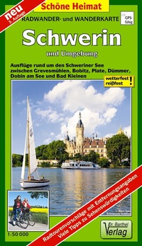Abbildung von: Radwander- und Wanderkarte Schwerin und Umgebung - Barthel, A