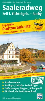 Abbildung von: Saaleradweg, Zell im Fichtelgebirge - Barby - Freytag-Berndt und ARTARIA
