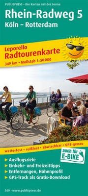 Abbildung von: Rhein-Radweg 5, Köln - Rotterdam - Freytag-Berndt und ARTARIA