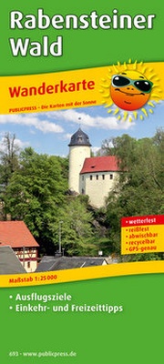 Abbildung von: Wanderkarte Rabensteiner Wald - PUBLICPRESS