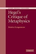 Cover: Hegel's Critique of Metaphysics - Cambridge University Press