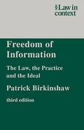 Cover: Freedom of Information - Cambridge University Press