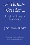 Cover: A Perfect Freedom - Cambridge University Press