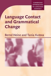 Enlarge image Cover: Language Contact and Grammatical Change - Cambridge University Press
