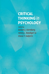 Enlarge image Cover: Critical Thinking in Psychology - Cambridge University Press
