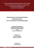 Cover: Einflussfaktoren auf das Schwanzbei&szlig;en bei Mastschweinen unter verschiedenen Umweltbedingungen - Mensch & Buch