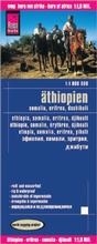 Cover: Reise Know-How Landkarte &Auml;thiopien, Somalia, Eritrea, Dschibuti (1:1.800.000) - Reise Know-How Verlag Peter Rump GmbH