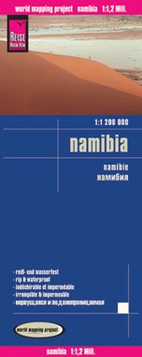 Abbildung von: Reise Know-How Landkarte Namibia (1:1.200.000) - Reise Know-How Verlag Peter Rump GmbH