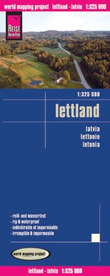 Abbildung von: Reise Know-How Landkarte Lettland (1:325.000) - Reise Know-How Verlag Peter Rump GmbH