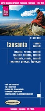 Cover: Reise Know-How Landkarte Tansania, Ruanda, Burundi (1:1.200.000) - Reise Know-How Verlag Peter Rump GmbH