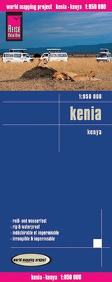 Abbildung von: Reise Know-How Landkarte Kenia (1:950.000) - Reise Know-How Verlag Peter Rump GmbH