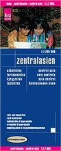 Cover: Reise Know-How Landkarte Zentralasien (1:1.700.000) : Usbekistan, Kirgisistan, Turkmenistan und Tadschikistan - Reise Know-How Verlag Peter Rump GmbH