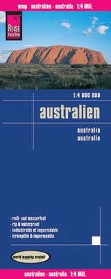 Abbildung von: Reise Know-How Landkarte Australien (1:4.000.000) - Reise Know-How Verlag Peter Rump GmbH