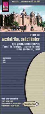 Abbildung von: Reise Know-How Landkarte Westafrika, Sahelländer (1:2.200.000) : Mauretanien, Mali, Niger - Reise Know-How Verlag Peter Rump GmbH