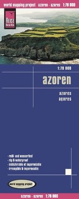 Abbildung von: Reise Know-How Landkarte Azoren (1:70.000) - Reise Know-How Verlag Peter Rump GmbH