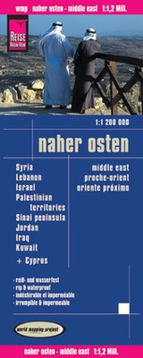 Abbildung von: Reise Know-How Landkarte Naher Osten  (1:1.200.000) : Syrien, Libanon, Israel, Sinai Halbinsel, Jordanien, Irak, Kuwait - Reise Know-How Verlag Peter Rump GmbH