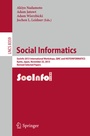 Cover: Social Informatics - Springer