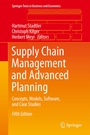 Cover: Supply Chain Management and Advanced Planning - Springer