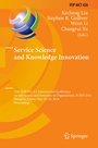 Cover: Service Science and Knowledge Innovation - Springer