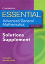Cover: Essential Advanced General Mathematics Solutions Supplement 3ed - Cambridge University Press