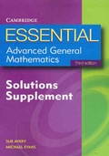 Cover: Essential Advanced General Mathematics Solutions Supplement 3ed - Cambridge University Press