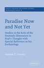 Cover: Paradise Now and Not Yet - Cambridge University Press