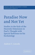 Cover: Paradise Now and Not Yet - Cambridge University Press
