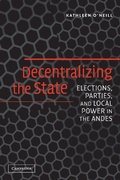 Cover: Decentralizing the State - Cambridge University Press