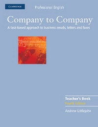 Abbildung von: Company to Company Teacher's Book - Cambridge University Press