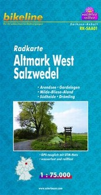 Abbildung von: Radkarte Altmark West Salzwedel (RK-SAA01) - Esterbauer