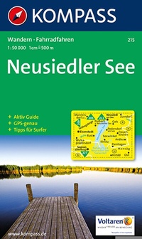 Abbildung von: KOMPASS Wanderkarte 215 Neusiedler See 1:50.000 - KOMPASS-Karten