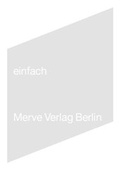 Cover: einfach - Merve