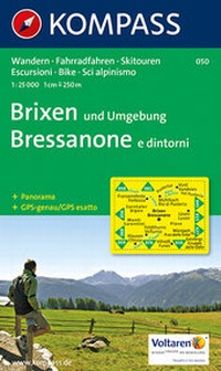Abbildung von: Brixen und Umgebung - Bressanone e dintorni - KOMPASS-Karten