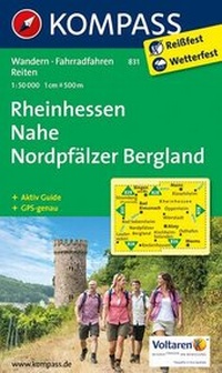 Abbildung von: Rheinhessen - Nahe - Nordpfälzer Bergland - KOMPASS-Karten
