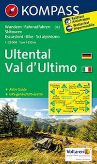 Abbildung von: KOMPASS Wanderkarte Ultental, Val d'Ultimo - KOMPASS-Karten