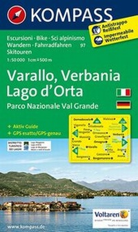 Abbildung von: Varallo, Verbania, Lago d'Orta, Parco Nazionale Val Grande - KOMPASS-Karten
