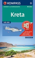 Cover: KOMPASS Wanderkarten-Set 2244 Kreta (2 Karten) 1:85.000 - KOMPASS-Karten